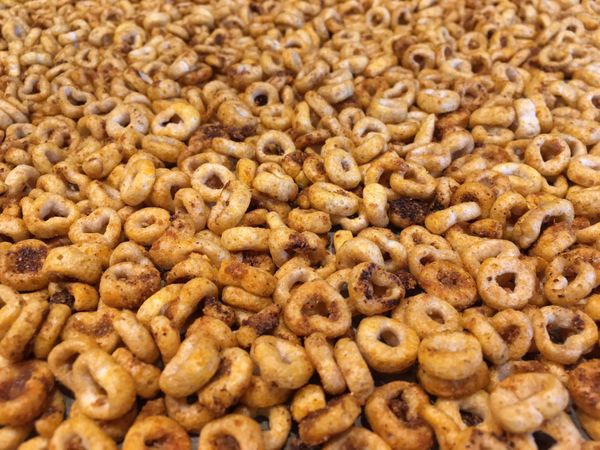 Spiced Hot Buttered Cheerios